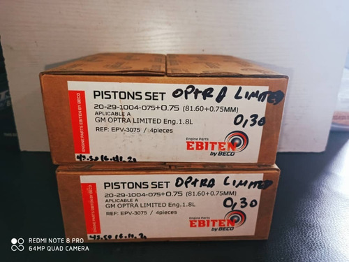 Pistones Optra Limited 0.30