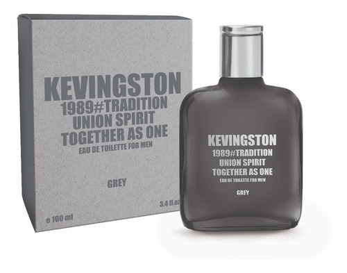 Perfume Kevingston 1989 Grey Hombre X100ml  Regalo 