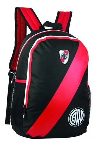 Mochila River Plate Licencia Oficial Escolar Futbol Grande F