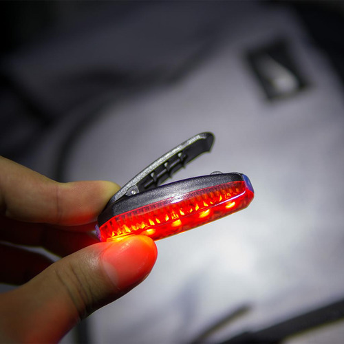 2 Lámpara Impermeable Cola Trasera Clip En Usb Lámpara