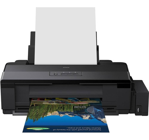 Impressora a cor função única Epson EcoTank L1800 preta 110V