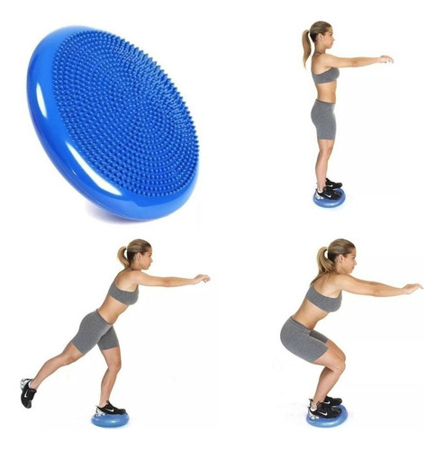 Almofada inflável Balance Disc de 33 cm com bomba