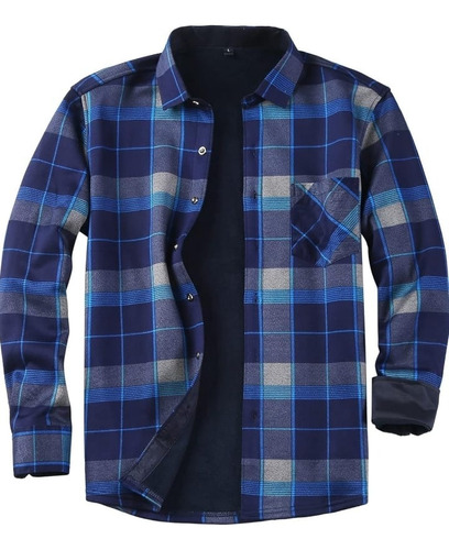 Camisa Elasticada Premuim Hombre Forro Polar Otoño/invierno