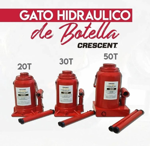 Imagen 5 de 5 de Gato Hidraulico De Botella 20, 30 Y 50 Toneladas