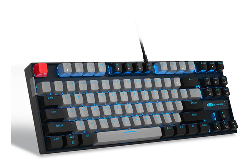 Teclado Mecánico Para Juegos Al 75  Con Interruptor Az...