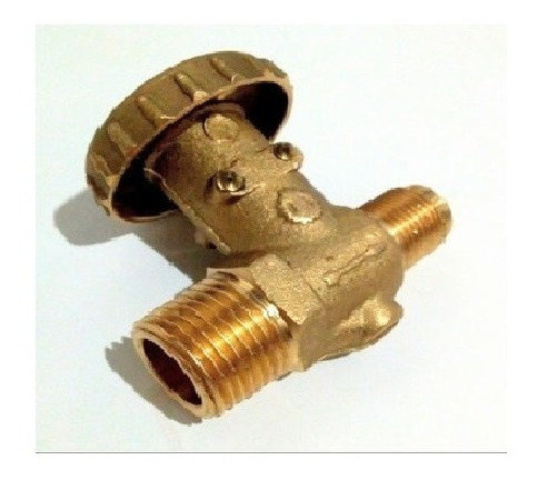 Llave De Paso En Bronce De 3/8 Para Gas Domestico
