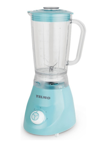 Licuadora Yelmo Lc-1009 Celeste 1.5l Con Jarra De Plástico