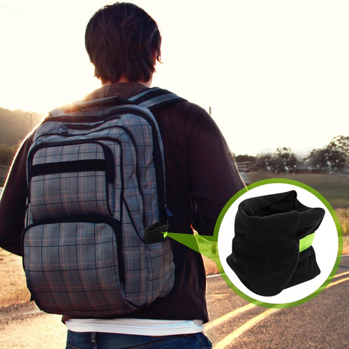 Almohada De Viaje,cuello Para Viaje Plegable Con Antifaz Y