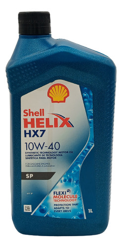 Aceite Shell 10w-40 Semi Sintetico Azul