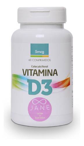 Vitamina D3 - 5 Mcg -  60 Capsulas