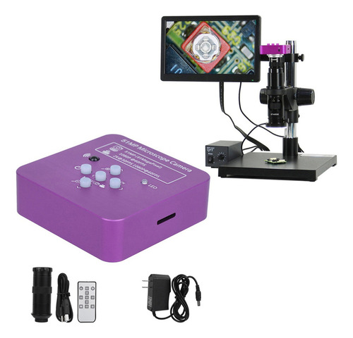 Enchufe Electrónico 100 A 240vac Los Eeuu Cámara Microscopio