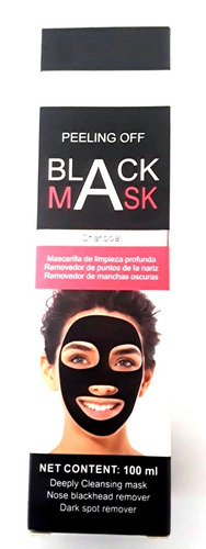 Imagen 4 de 7 de Crema Facial Negra Para Limpieza Profunda,100ml,ht