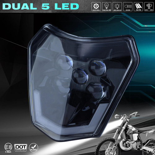 Farol Led Ktm Exc Exc Exf Sx Xf Xcf Xcw Xcfw 250 350 450