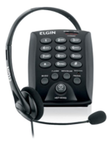 Telefone Headset Telemarketing Telefonista Elgin 6000 O Top