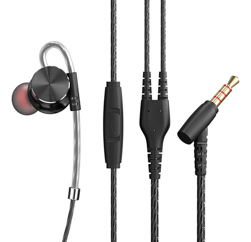 Qkz Dm10 3,5 Mm In-ear Auricular Bajo Subwoofer Metal Alámbr