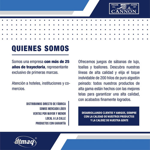 Imagen 3 de 6 de Juego De Toalla Toallón Xl Cannon® Hotel 100% Algodón 520gr