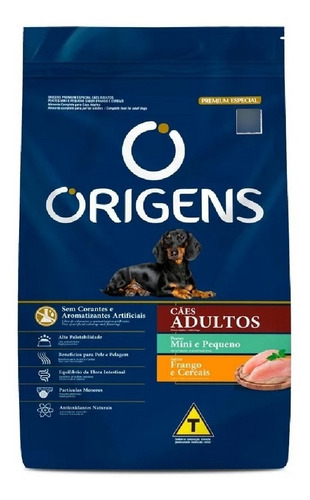 Ração Para Cães Adultos Raças Pequenas Frango 1kg Origens