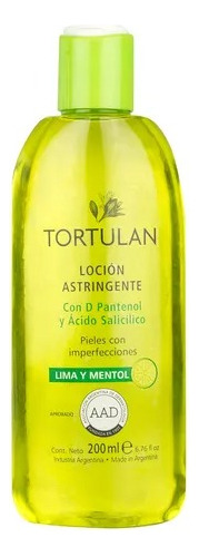 Tortulan Locion Astringente D Pantenol Acido Salicilico 200m