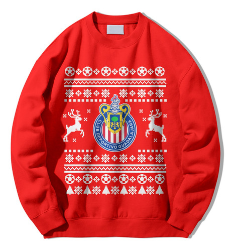 Sudadera Ugly Sweter Club Fc Chivas M1- Niño Adult Xxl