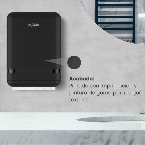 Kit Despachador De Toalla Interdoblada Largo Z Sanitas
