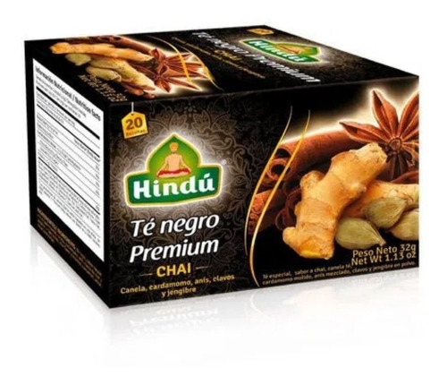 Te Hindu Negro Chaipremium X20u - g a $405