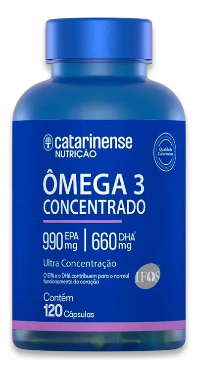 Ômega 3 Plus Ultra Concentrado Catarinense 120 Cápsulas