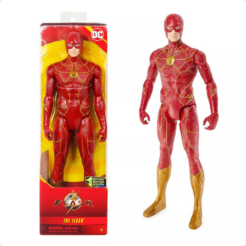 Flash Figura Accion Juguete Articulado Superheroe Dc 30 Cm