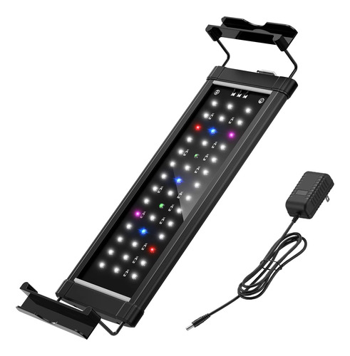 Tccbac Luz Led Para Acuario, Luz Para Pecera Con Soportes Ex