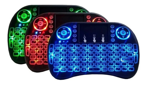 Mini Controle Teclado Sem Fio Wirelles Para Smart Tv Notbook