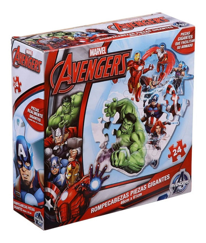 Rompecabezas Gigante Avengers Mod.jca-1345 Marca Novelty®