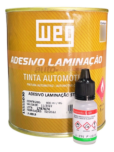 Resina Weg Para Fibra De Vidrio 900 Ml + Peroxido 