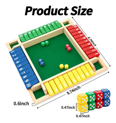 Cierra La Caja,, Juego De Mesa De Matemáticas, Juego De