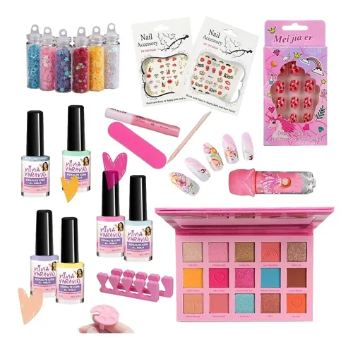 De otra manera Gallo Desagradable Set De Maquillaje Para Nenas O Niña Juego De Spa Regalo | Envío gratis