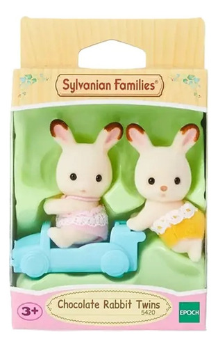 Sylvanian Families Gemelos Conejo Chocolate Muñeco Febo