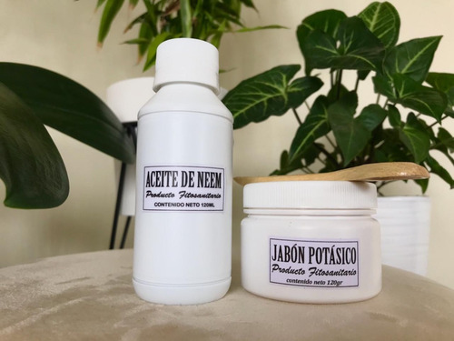 Imagen 1 de 3 de Aceite De Neem + Jabón Potásico