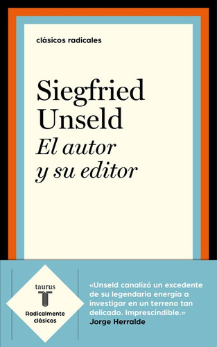Libro El Autor Y Su Editor - Unseld, Siegfried