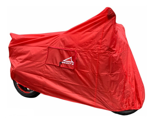 Forro Carpa Moto Con Baúl Impermeable Ajustable Lluvia