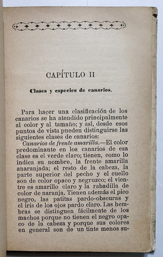 Rodríguez Navas. Cría De Canarios. 1890. Aves, (Usado)