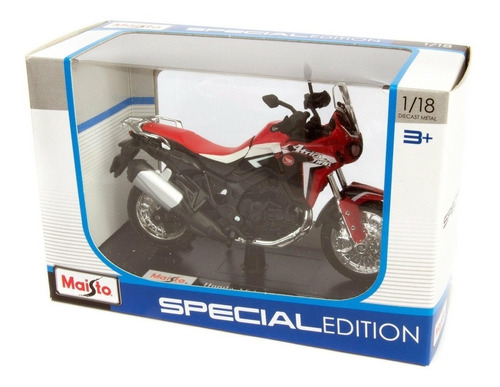 Modelo Escala 1:18 para Hon-da X-ADV Alloy Street Sport Motocicletas Modelo Funcionable Amortiguador Juguete Niños Regalos Colección De Juguetes 