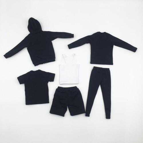 1/6 Mans Sports Workout Pants Trajes Conjunto Completo Para