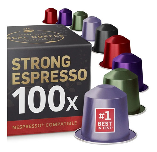 100 Cápsulas Compatibles Nespresso® , Real Coffee® | Cuotas sin interés