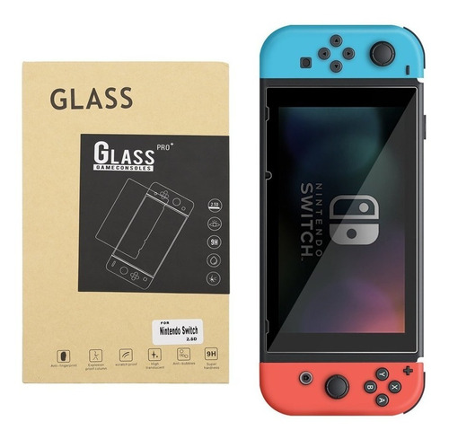 Mica Nintendo Switch Cristal Templado Vidrio Protector Full