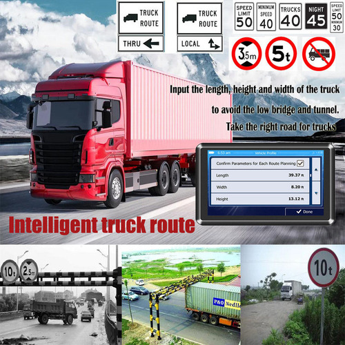 - Sistema De Navegación Gps 5 Hd Para Automóviles Y Camiones