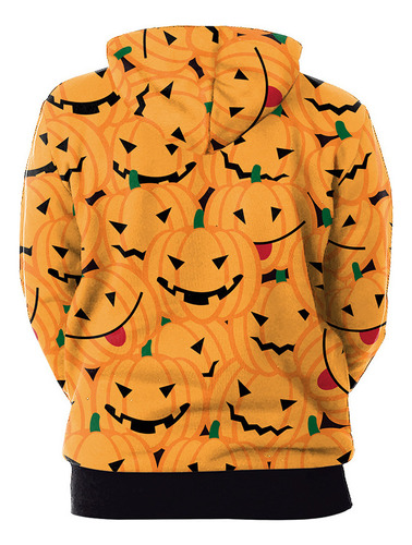 Ba Sudadera Con Capucha Calabaza Callejera De Halloween