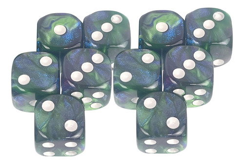 2 Juego De Dados D6 De 10 Estilo E 16 Mm Estilo E Estilo E