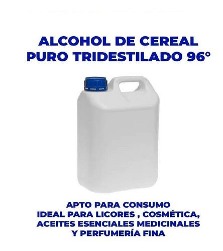 Alcohol De Cereal Tridestilado 
