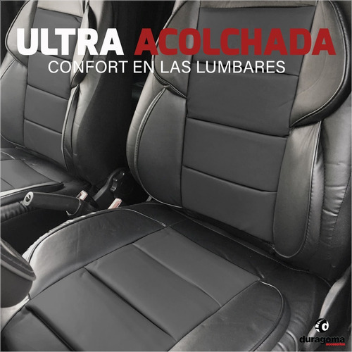 Imagen 3 de 9 de Funda Cubre Asiento Cuerina Acolchada Lumbar P/ Ford Ranger