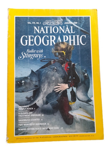 Revista National Geographic Enero 1989 Ingles
