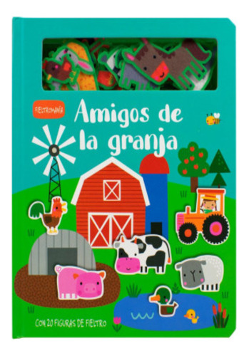 Fieltromanía. Amigos De La Granja / Pd. (con 20 Figuras De Fieltro), De Silver Dolphin. Editorial Silver Dolphin Infantil, Tapa Dura En Español, 1