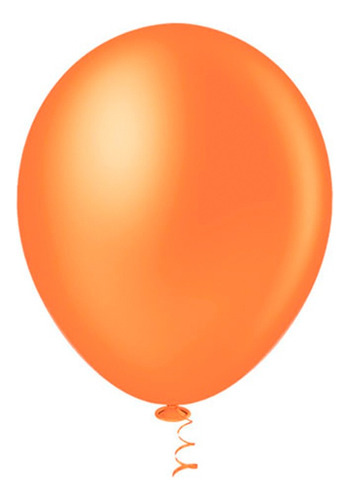 Balão de festa bexiga liso decoração 9 polegadas com 50 unidades cor laranja